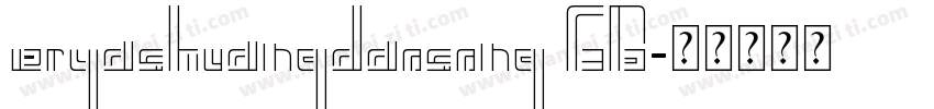 eryashuangdaosong GB字体转换